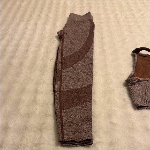 Victoria Secret PINK Active Cocoa Brown Fitness Set - Picture 5 of 13